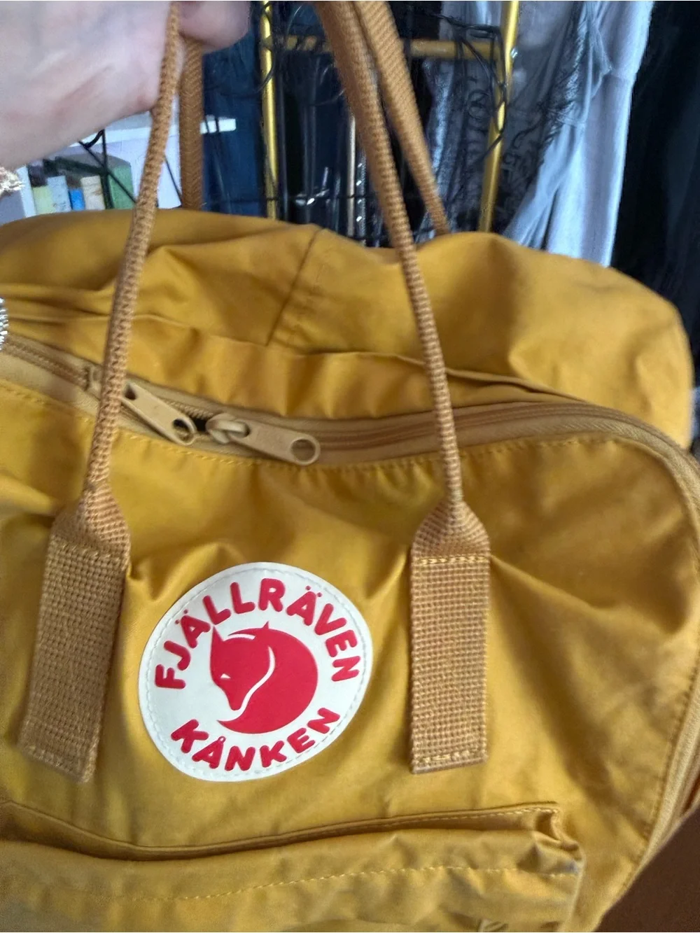 FjällRäven Kånken Laptop Backpack - Mustard Yellow